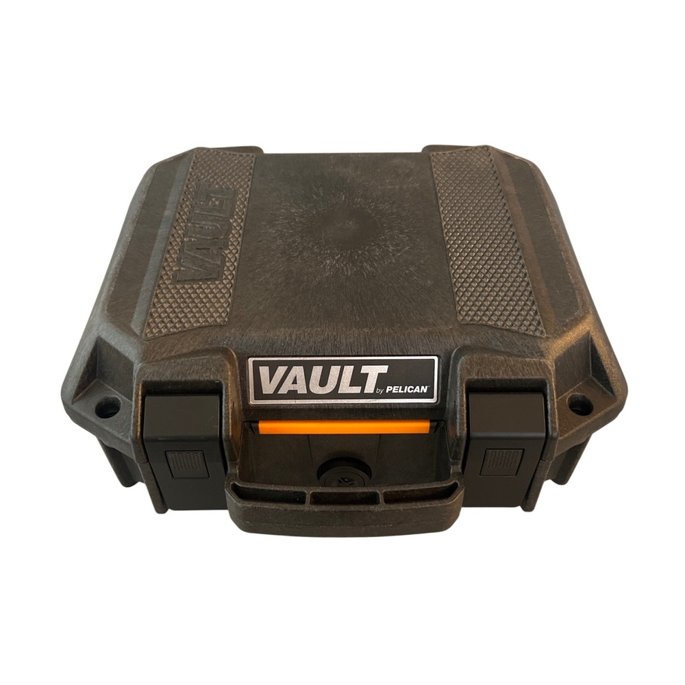 Pelican Vault V100 Small Hard Case Black Equipment Storage Protective Box